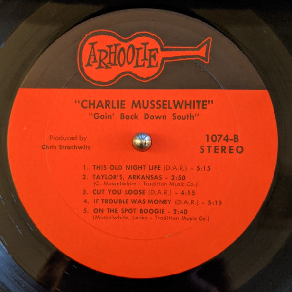 Charlie Musselwhite - Goin' Back Down South (LP, Album)