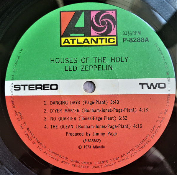 Led Zeppelin - Houses Of The Holy (LP, Album, Gat)