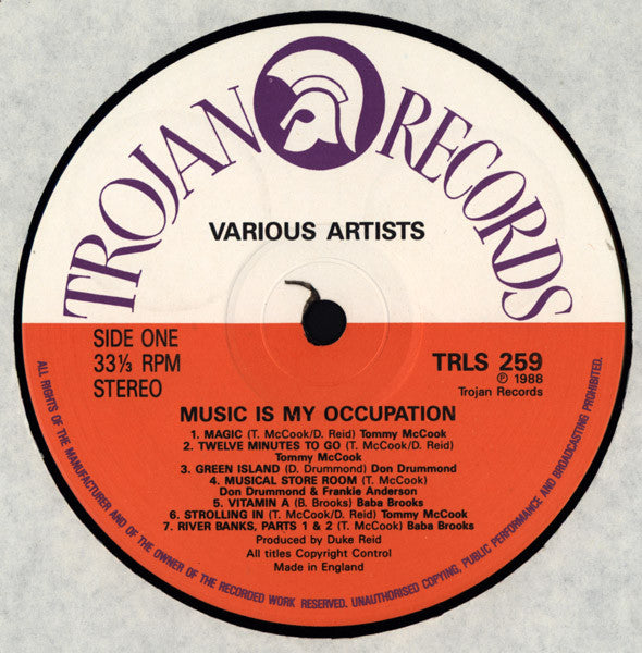 Various - Music Is My Occupation (LP, Comp)