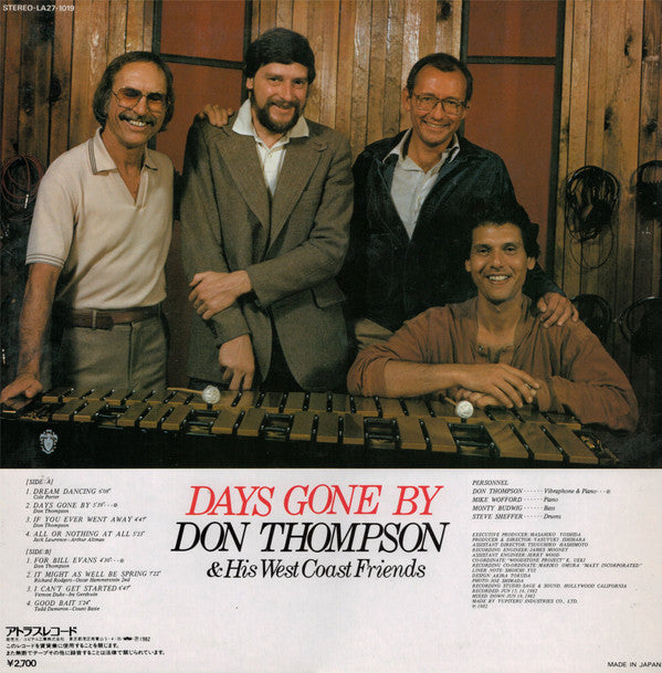 Don Thompson & His West Coast Friends - Days Gone By (LP)