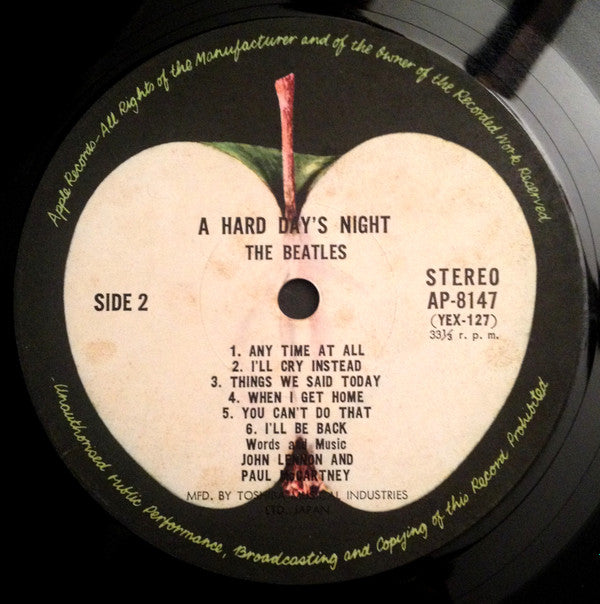 The Beatles - A Hard Day's Night (LP, Album, RE)