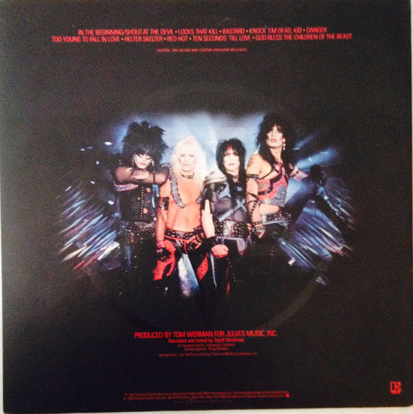 Mötley Crüe - Shout At The Devil (LP, Album, Gat)