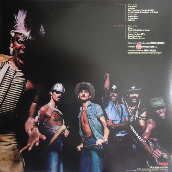 Village People - Live And Sleazy (2xLP, Album)