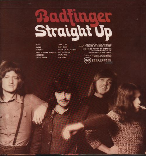 Badfinger - Straight Up (LP, Album, Red)