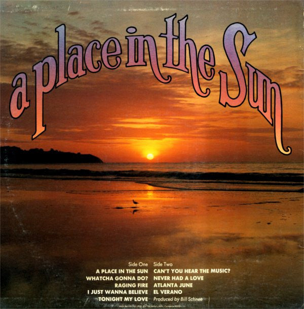 Pablo Cruise - A Place In The Sun (LP, Album, Ter)
