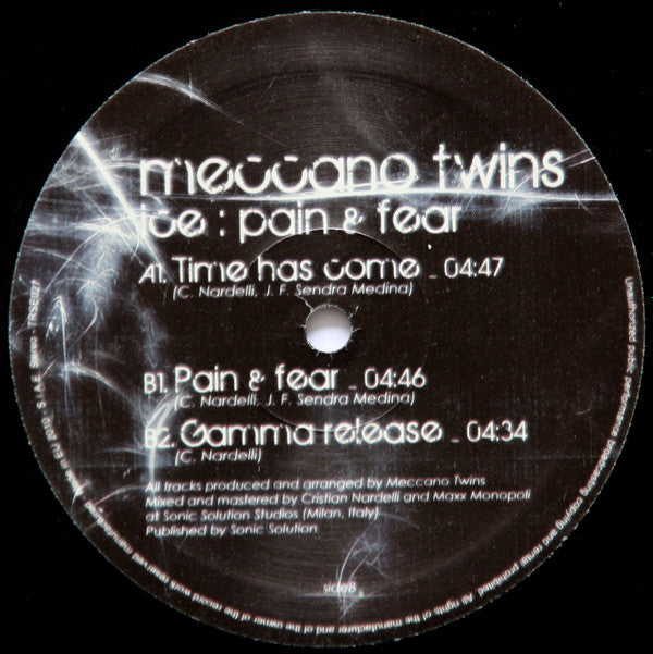 Meccano Twins - Ice: Pain & Fear (12"")
