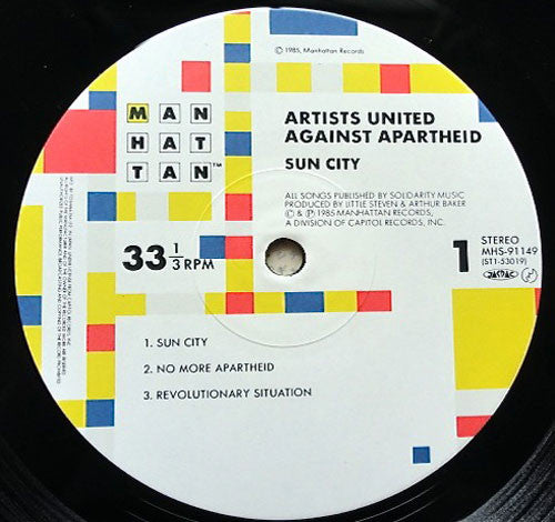 Artists United Against Apartheid - Sun City (LP, Album)