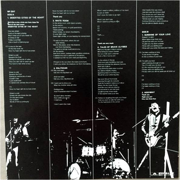 Cream (2) - Live Cream Volume II (LP, Album)