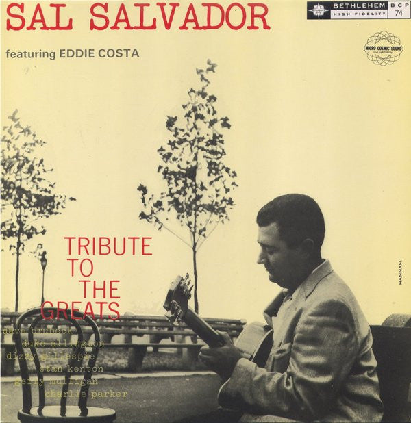 Sal Salvador - Tribute To The Greats(LP, Mono, RE)