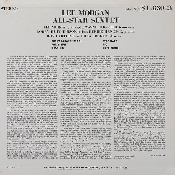 Lee Morgan - All-Star Sextet (LP, Album, Ltd)