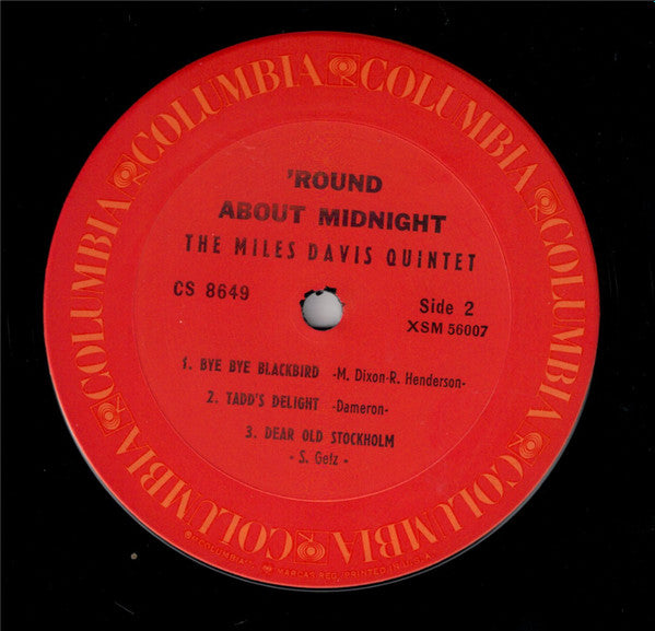 The Miles Davis Quintet - 'Round About Midnight (LP, Album, RE)