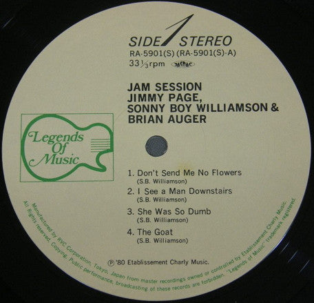 Jimmy Page - Jam Session(LP, Album)