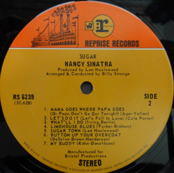 Nancy Sinatra - Sugar (LP, Album, RE)