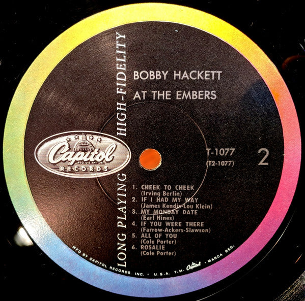 The Bobby Hackett Four* - Bobby Hackett At The Embers (LP, Mono)