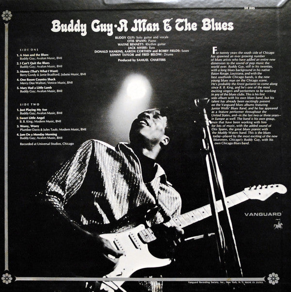 Buddy Guy - A Man And The Blues (LP, Album)