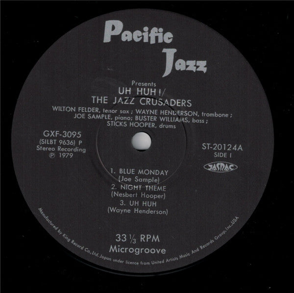 The Jazz Crusaders* - Uh Huh (LP, Album, RE)