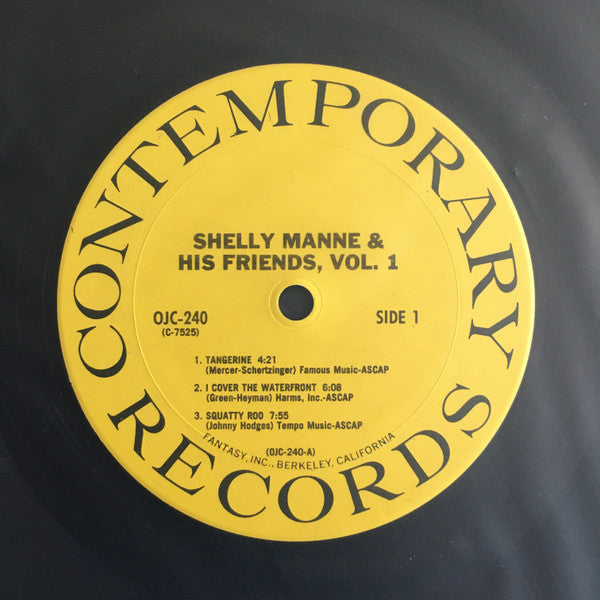 Shelly Manne & His Friends - Shelly Manne & His Friends Vol. 1(LP, ...