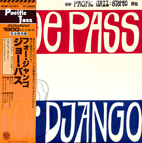 Joe Pass - For Django (LP, Album, RE)