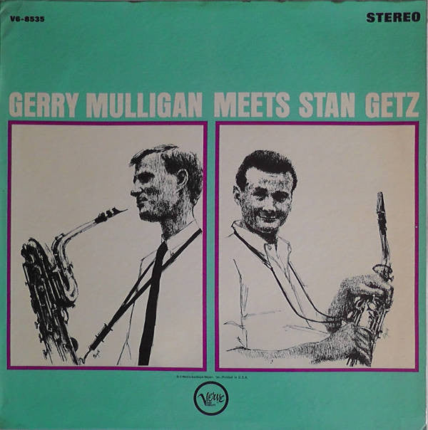 Stan Getz - Gerry Mulligan Meets Stan Getz(LP, Album, RE)