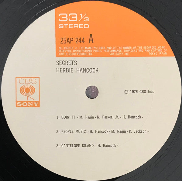 Herbie Hancock - Secrets (LP, Album)