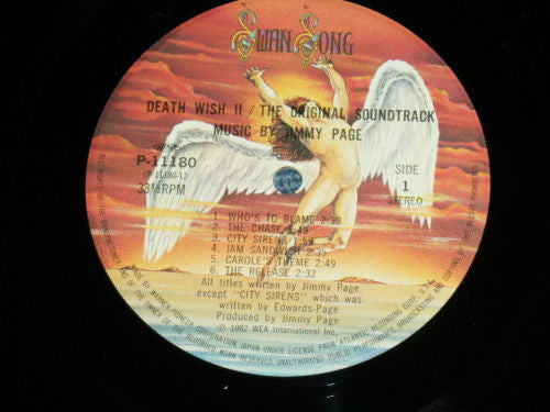 Jimmy Page - Death Wish II (The Original Soundtrack) (LP, Album)
