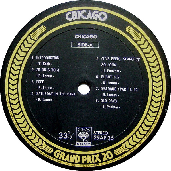 Chicago (2) - Grand Prix 20 (LP, Comp)