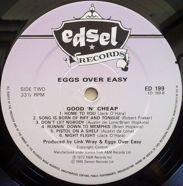 Eggs Over Easy - Good 'N' Cheap (LP, Album, RE)