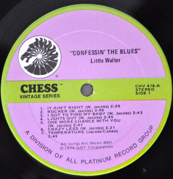 Little Walter - Confessin' The Blues (LP, Comp, RE)