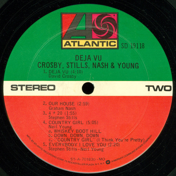 Crosby, Stills, Nash & Young - Déjà Vu (LP, Album, RE, MO )