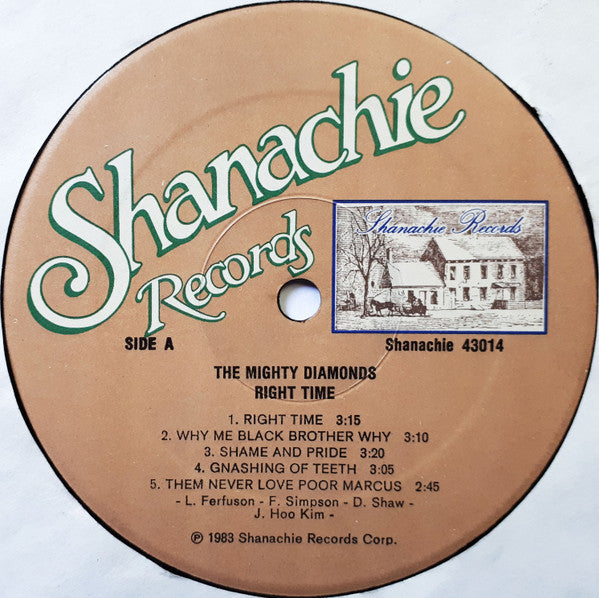 The Mighty Diamonds - Right Time (LP, Album, RE)