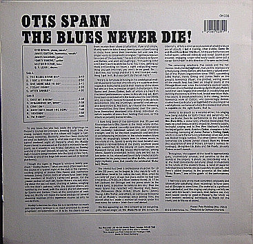 Otis Spann - The Blues Never Die! (LP, Album, RE)