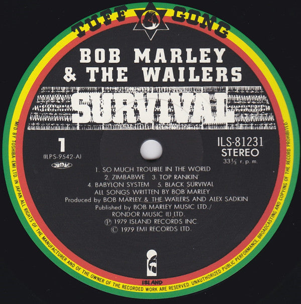 Bob Marley & The Wailers - Survival (LP, Album)