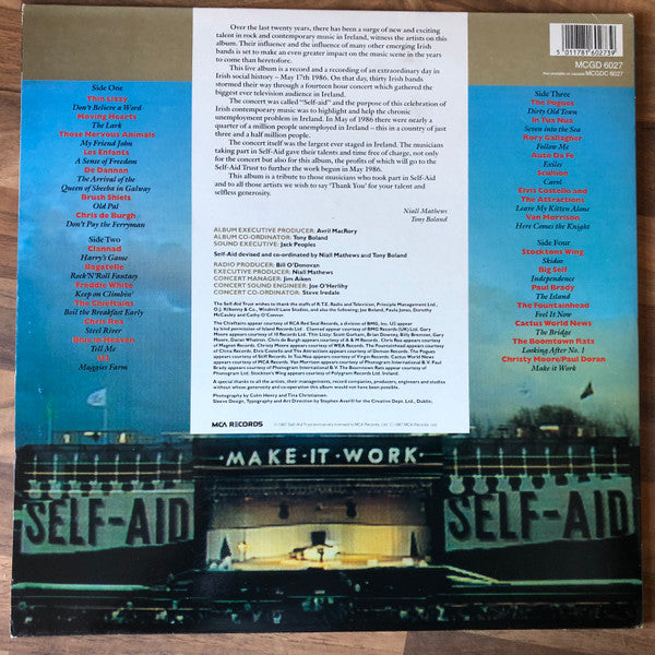 Various - Live For Ireland (2xLP, Album)