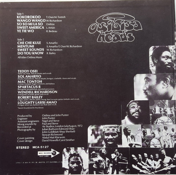 Osibisa = オシビサ* - Heads = オシビサIII / ヘッズ (LP, Album, Gat)