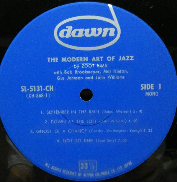 Zoot Sims - The Modern Art Of Jazz (LP, Album, Mono, RE)