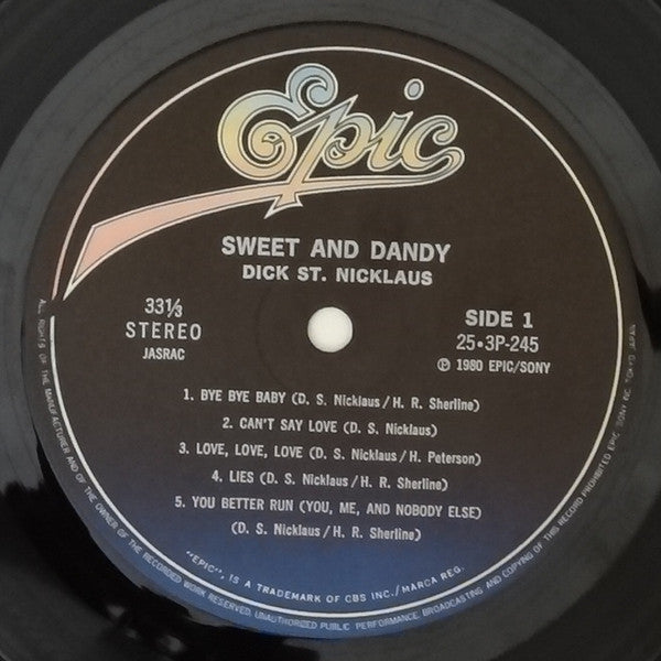 Dick St. Nicklaus - Sweet And Dandy (LP, Album)