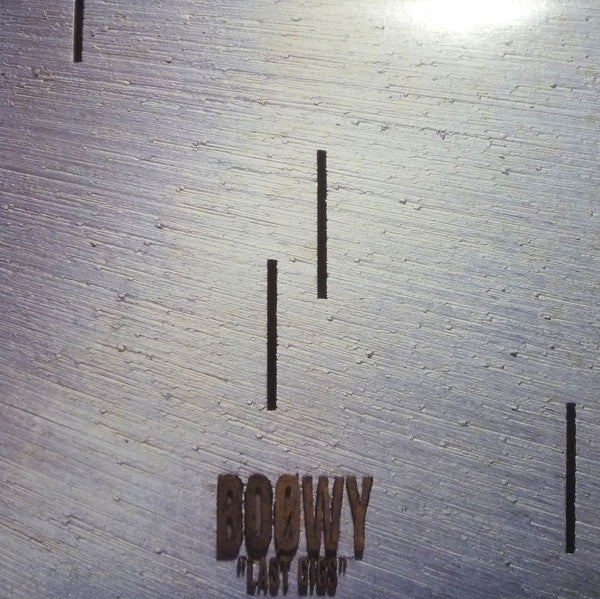 Boøwy - ""Last Gigs"" (LP, Album)