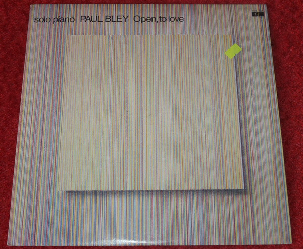 Paul Bley - Open, To Love (LP, Album, RE)