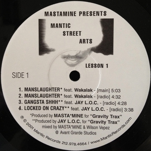 Mastamine* - Mastamine Presents Mantic Street Arts Lesson 1 (12"", EP)