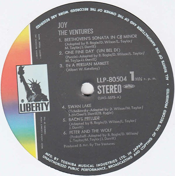 The Ventures - Joy (LP, Album)