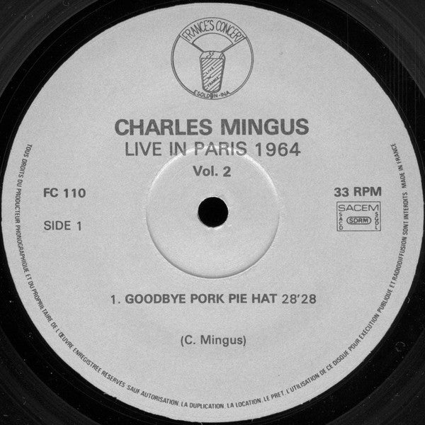 Charles Mingus - Live In Paris 1964 Vol. 2 (LP, Album)