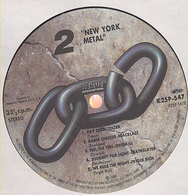 Various - New York Metal-84 (LP, Comp)