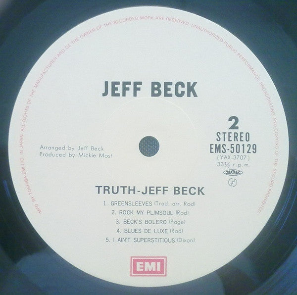 Jeff Beck - Truth (LP, Album, RE)