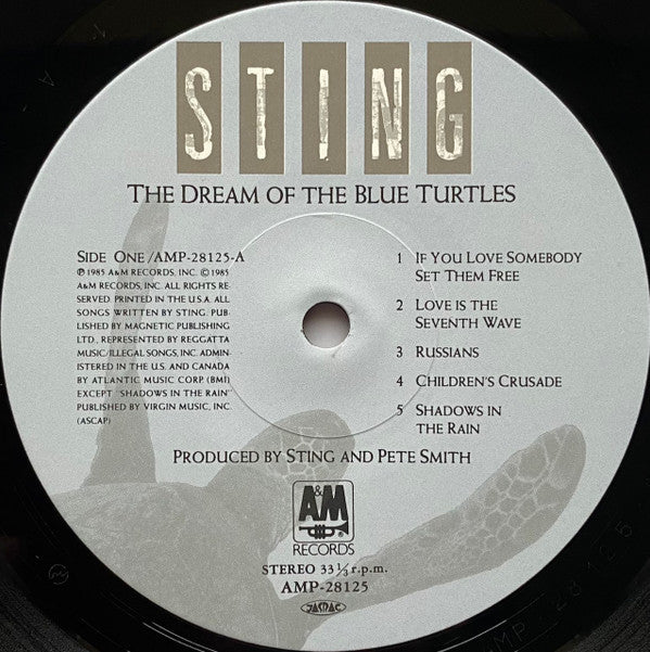 Sting - The Dream Of The Blue Turtles (LP, Album)