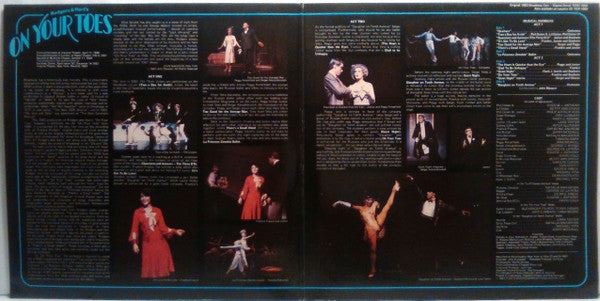 Rodgers & Hart - On Your Toes - Original 1983 Broadway Cast(2xLP, A...