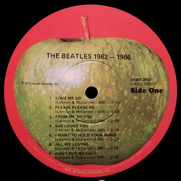 The Beatles - 1962-1966 (2xLP, Comp, RE, Win)