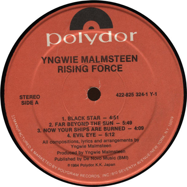 Yngwie J. Malmsteen* - Rising Force (LP, Album, Hau)