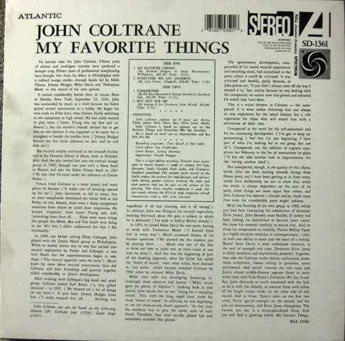 John Coltrane - My Favorite Things (LP, Album, RE)