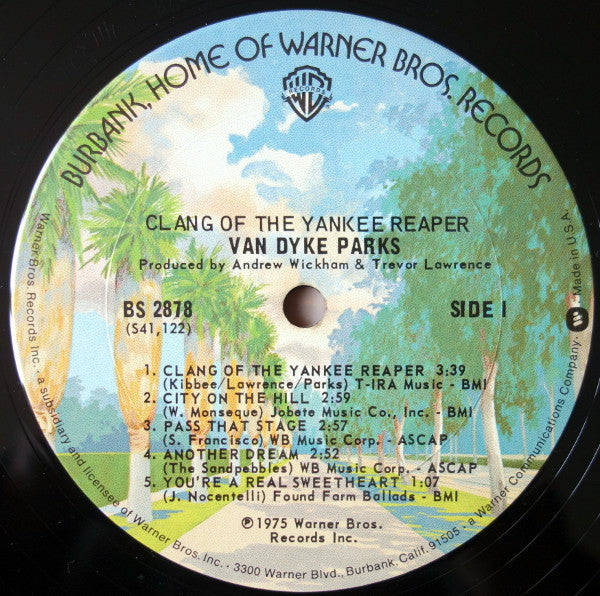 Van Dyke Parks - Clang Of The Yankee Reaper (LP, Album)