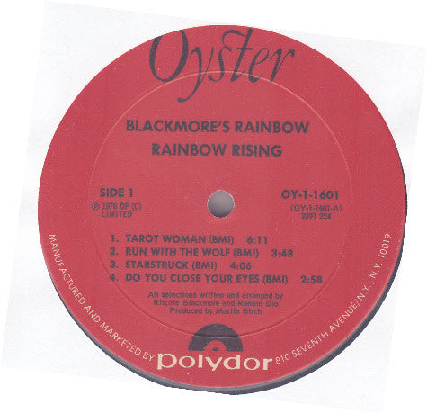 Rainbow - Rising (LP, Album, MO)